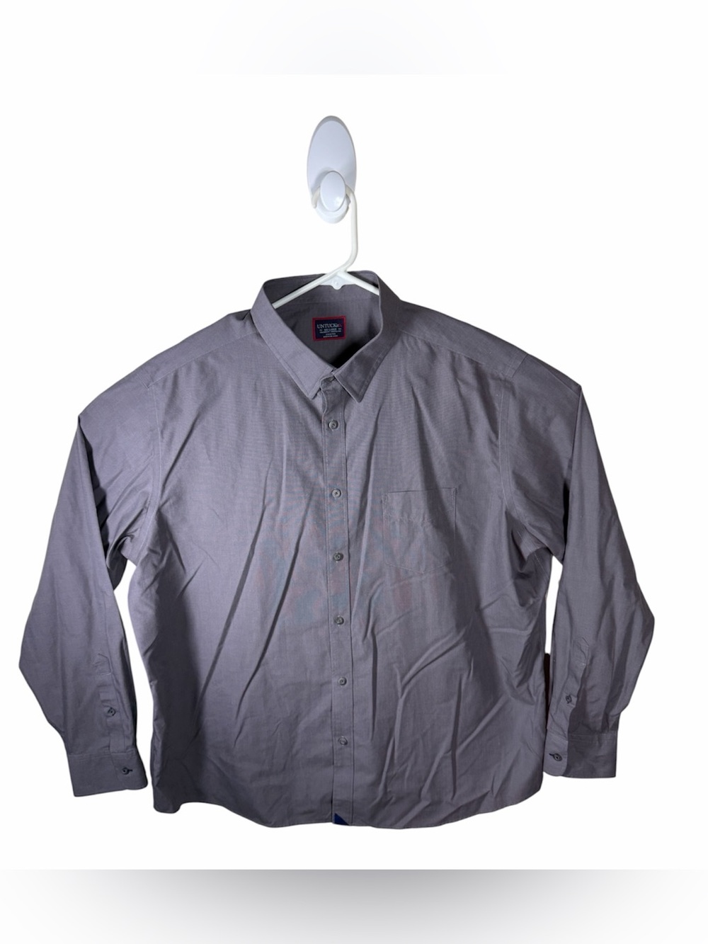 UNTUCKit Men's Gray Button-Down Dress Shirt